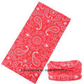 Polyester personnalisé style sans couture extérieur Bandana Buff Headwear Headwrap Foulard Wrap